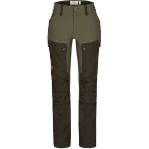 Fjällräven KEB TROUSERS CURVED W  DEEP FOREST-LAUREL GREEN