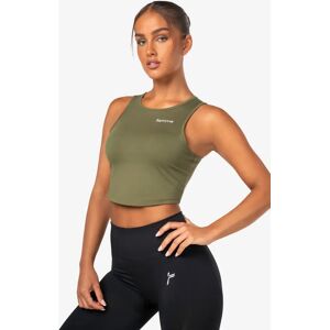 FAMME - Green Pure Crop Top - S