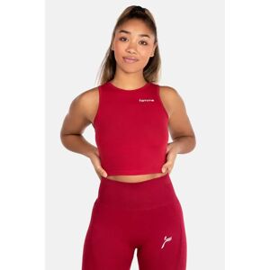 FAMME - Red Pure Crop Top - S