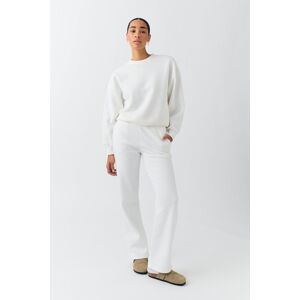 Gina Tricot - Basic straight sweatpants - Joggebukser - White - XXS - Female  Female White