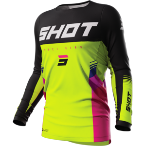 Shot Race Gear Crosstrøye Shot Tracer Neon Gul