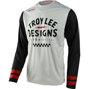 Troy Lee Designs Scout GP Ride On Motocross-trøye XL Grå Hvit