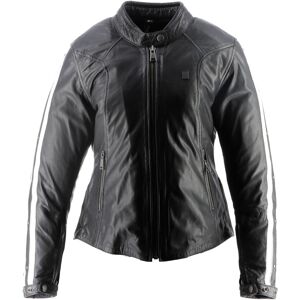 Helstons Victoria Damer Motorsykkel Leather Jacket S Svart
