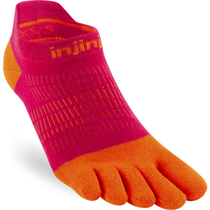 Injinji Women's Run Lightweight No-Show Chili XS/S, Chili