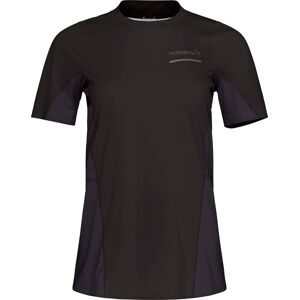 Norrøna Women's Senja Equaliser Lightweight T-Shirt Caviar L, Caviar