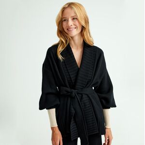 Pierre Robert Oversized Cardigan Merinoull - Black - S/M SB01