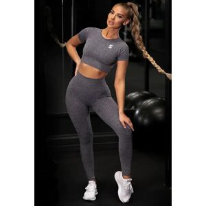 Sporty Seamless Solid Set - Grey - L
