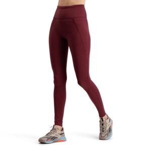 Reebok Lux High Rise Tight, treningstights, dame Classic Maroon F23