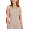 Schiesser ladies' Personal Fit Tank Top Vest (Personal Fit Tank Top) Brown (brown 300) plain, size: l