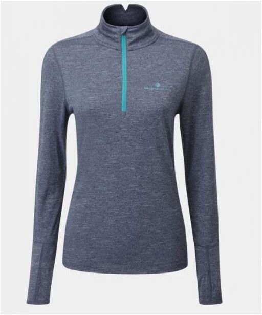 Ronhill Tech Thermal Ls 1/2 Zip W Lett Lang Trøye Dame XS