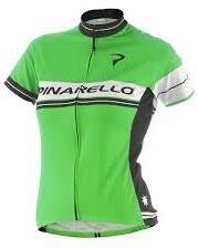 Pinarello Retro Stripe Green - Dame S