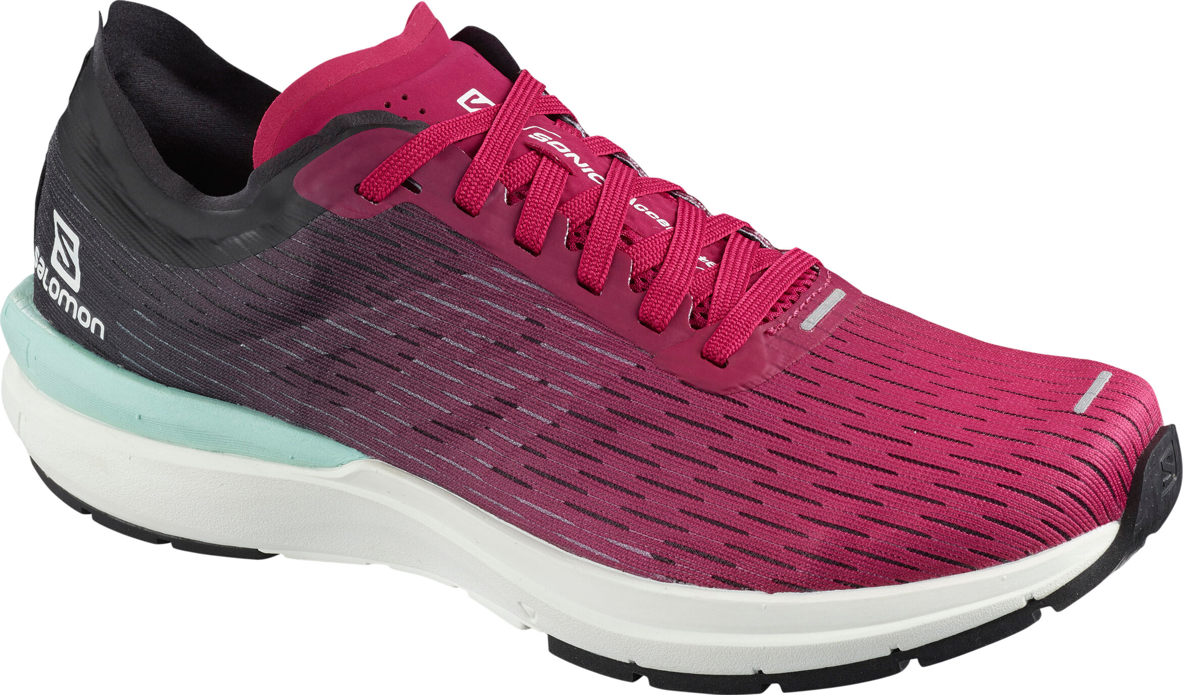 Salomon Sonic 3 Accelerate løpesko dame Cerise./Wht/Black - L41127500 38 2020