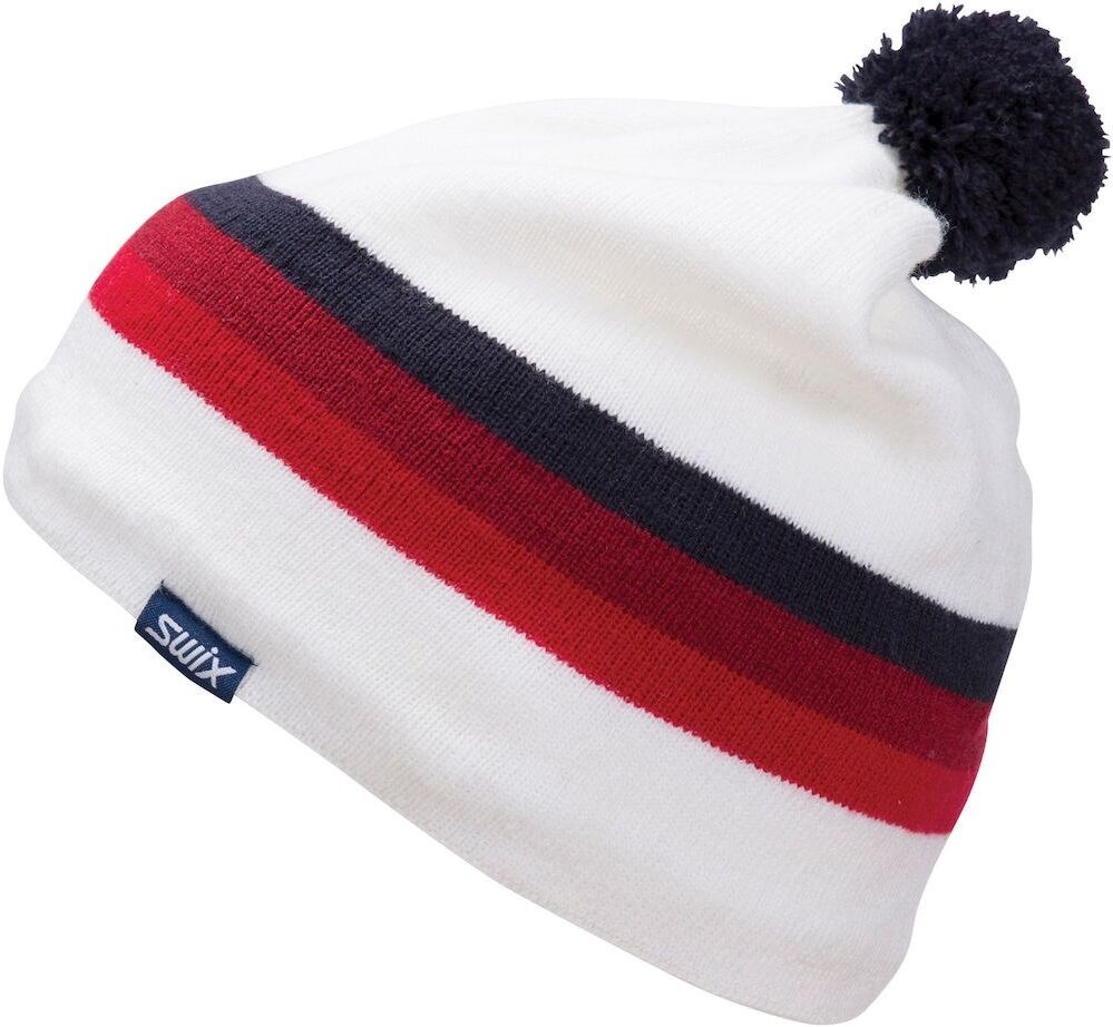 Swix Marka Beanie, lue Snow White/Red 46641-00026 2019