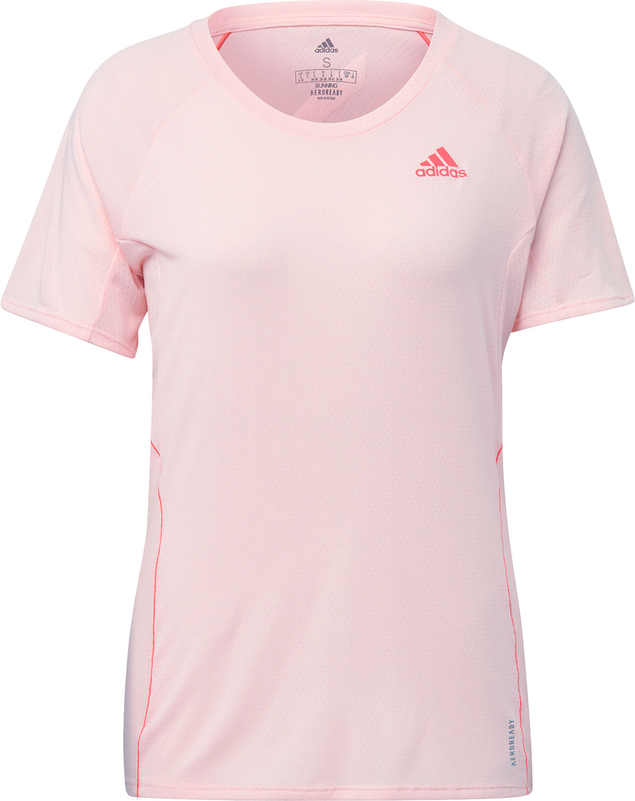 ADIDAS Adi Runner Tee løpetrøye dame Rosa FT6451 S 2021