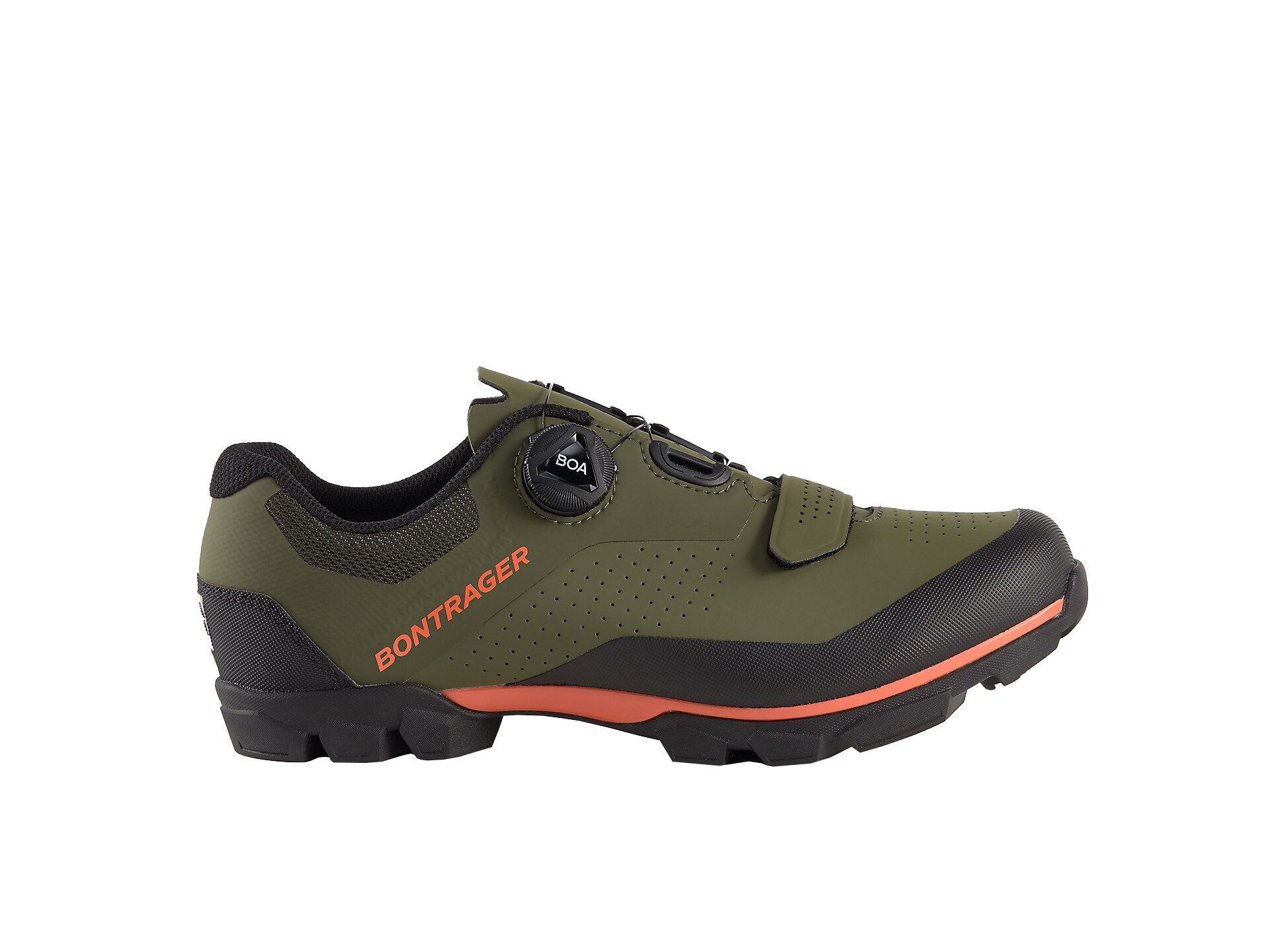 Bontrager Foray, terrengsykkelsko 2021 525343-Olive Grey/Radioactive 41 2020