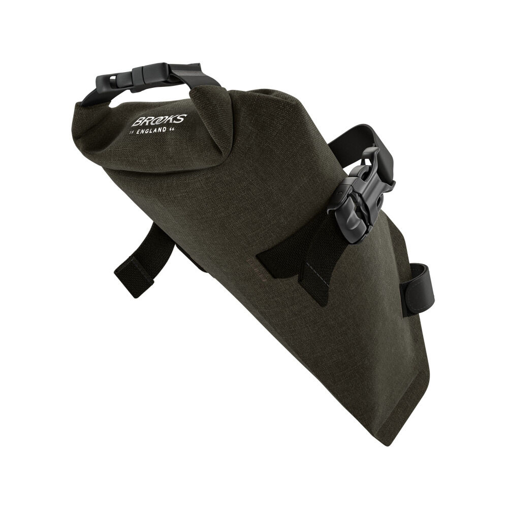 Brooks England Scape Saddle Roll Bag, sadelveske Mud Green 1 L (BSB02PLA00401) 2020