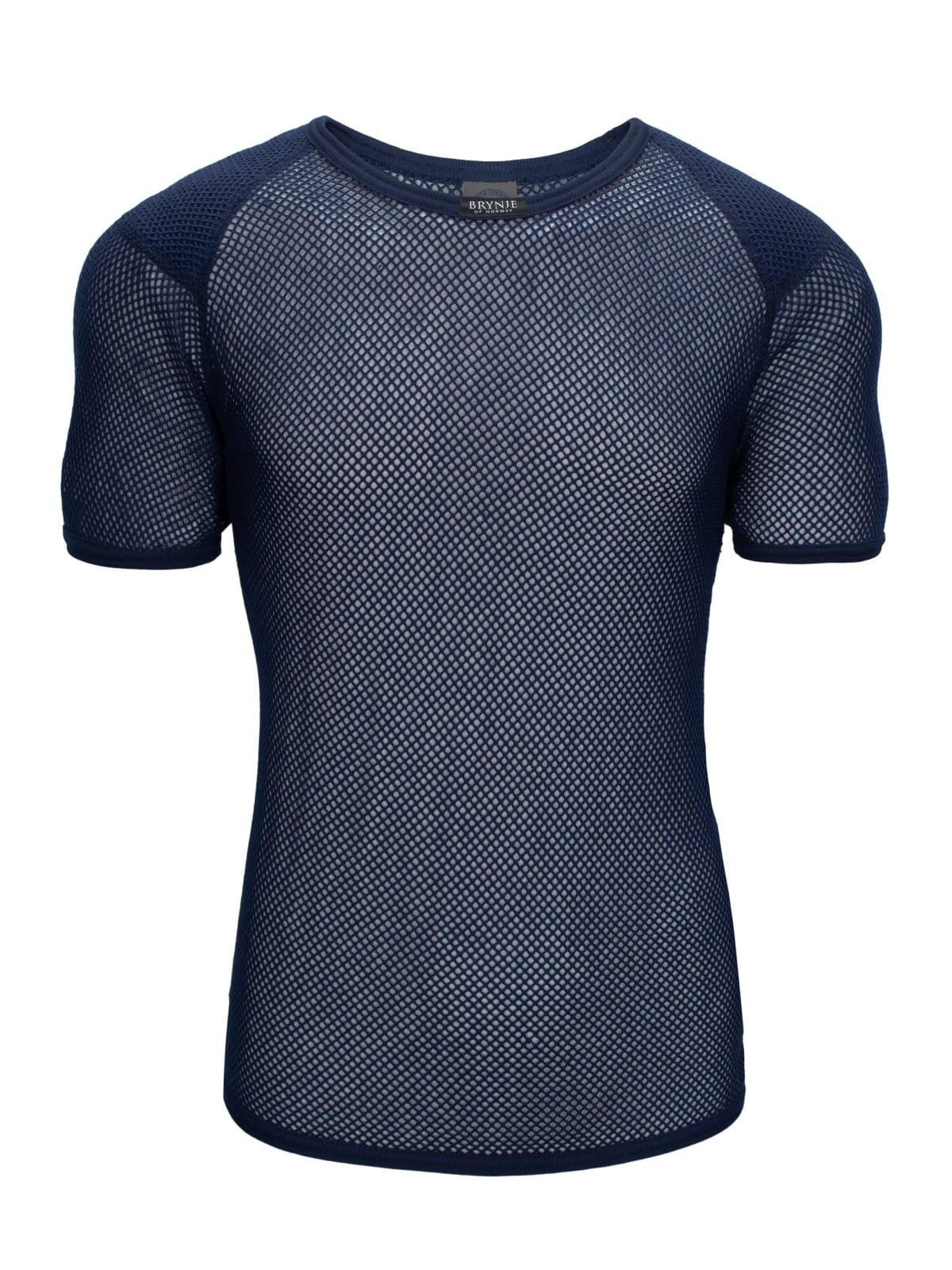 Brynje Super Thermo T-shirt w/shoulder inlay, undertøy unisex Navy 10200205 XS 2020