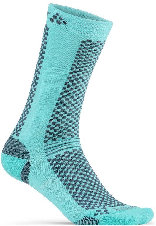 Craft Warm Mid 2-Pack Sock, treningssokker Paradise/Asp 1905544-612995 40-42 2022