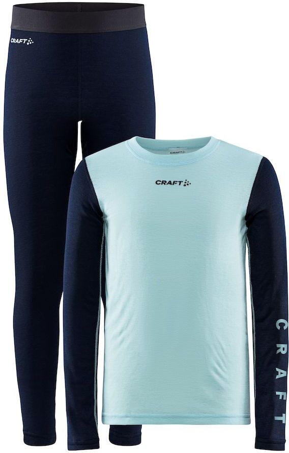 Craft CORE Warm Baselayer Set Jr undertøy barn Blaze Area 1909712-396319 158-164 2021