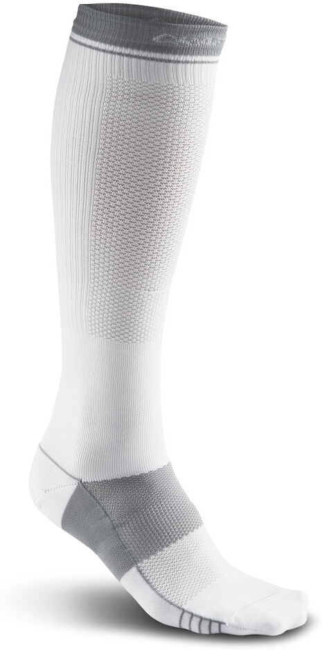 Craft Compression Sock treningssokker White Platinum L 2018