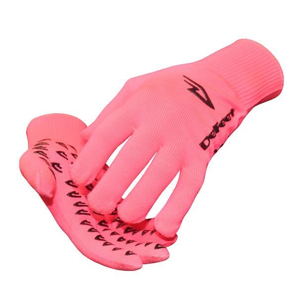 DeFeet Duraglove ET sykkelhansker Flamingo Pink w/Black Grippies XS 2018