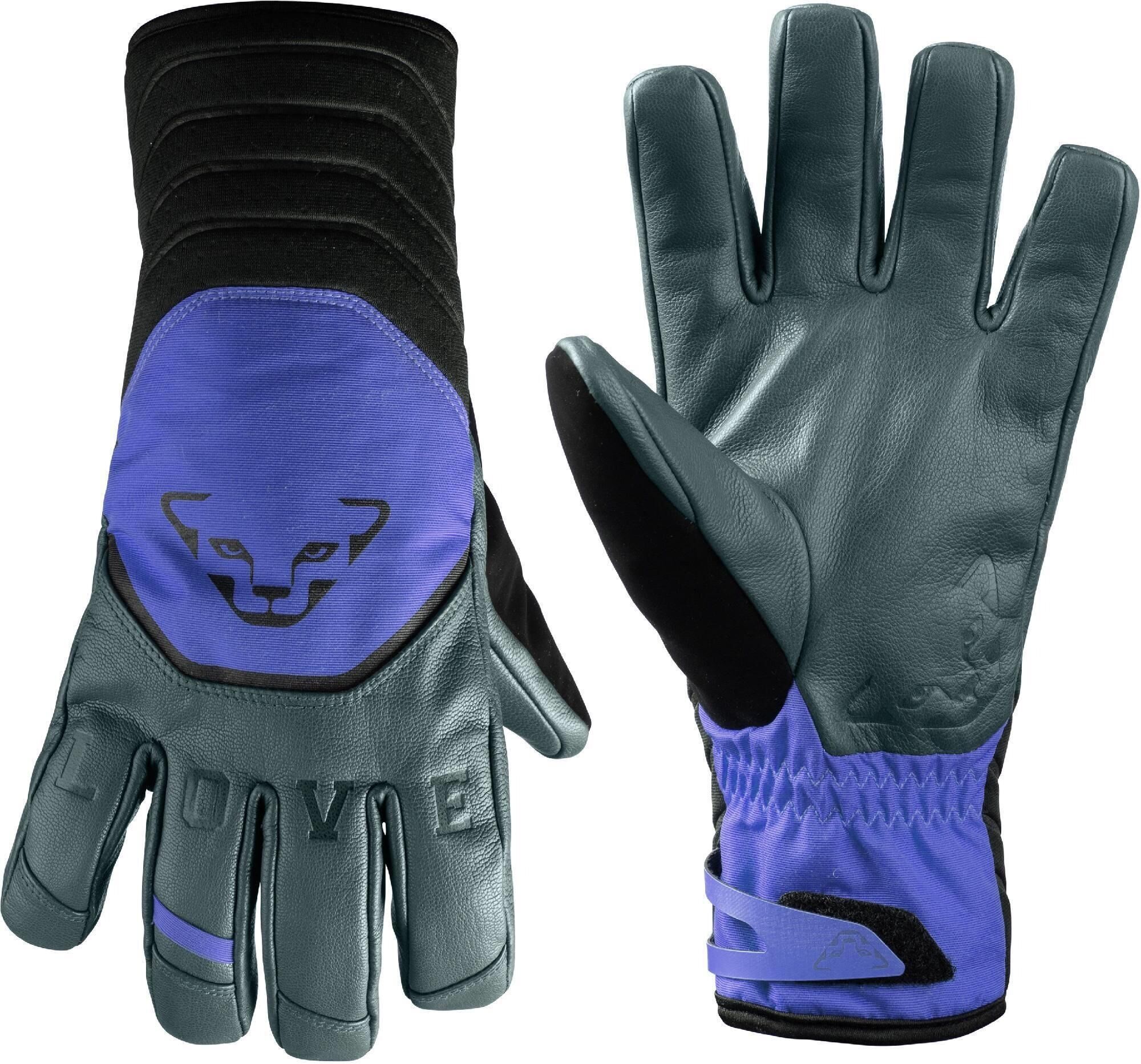 Dynafit FT Leather Gloves, skihansker unisex Mykonos Blue 2965 S 2020