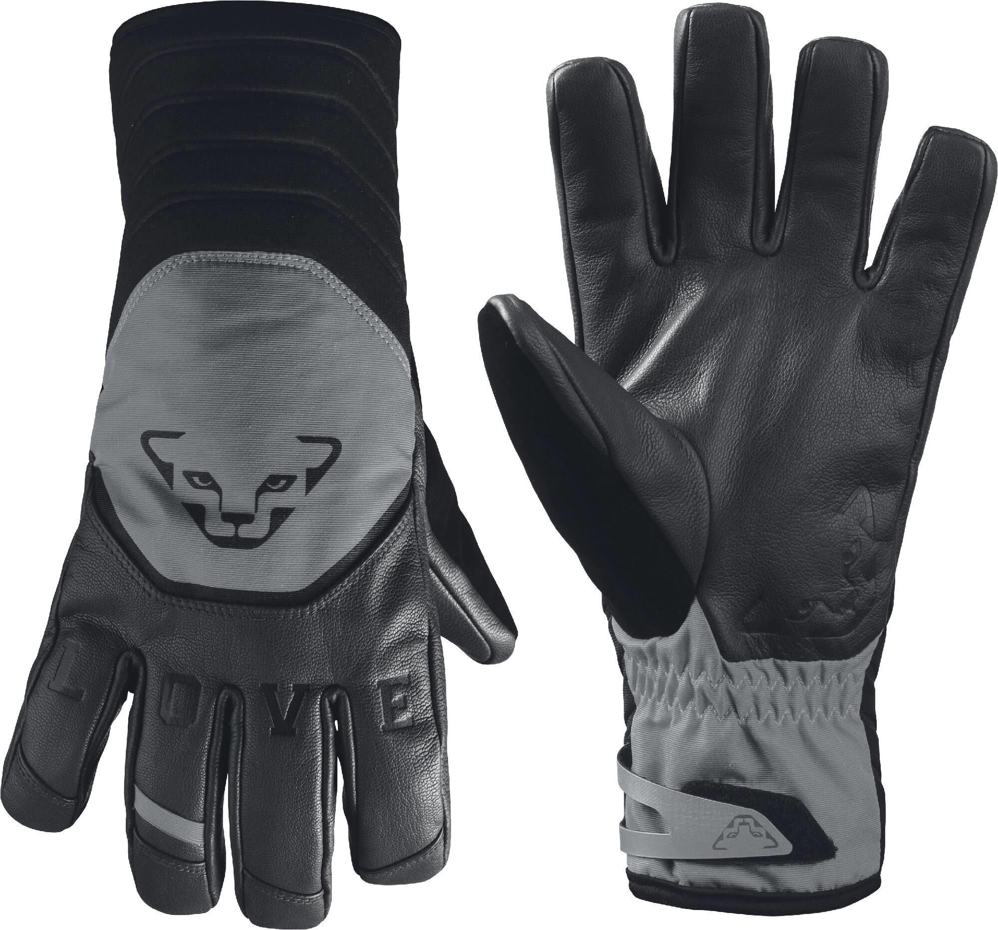 Dynafit FT Leather Gloves, skihansker unisex Black Out 2965 US M 2020