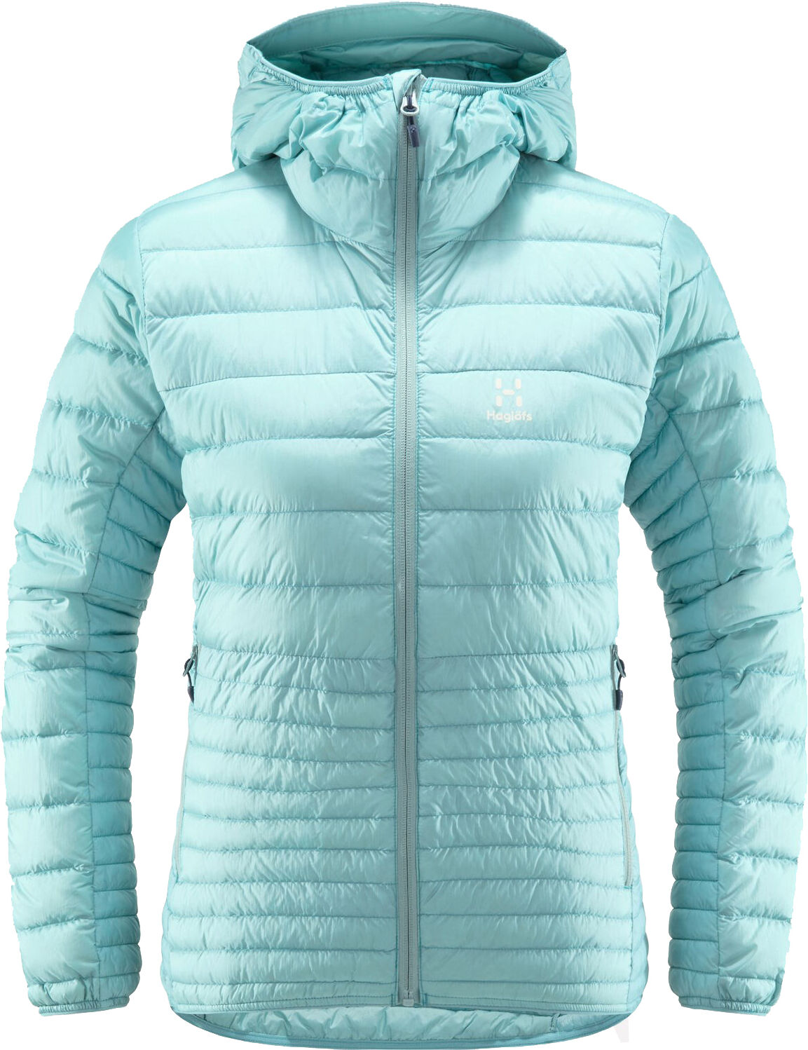 Haglöfs Micro Nordic Down Hood, dunjakke dame Frost Blue 205048 4Q3 L 2021