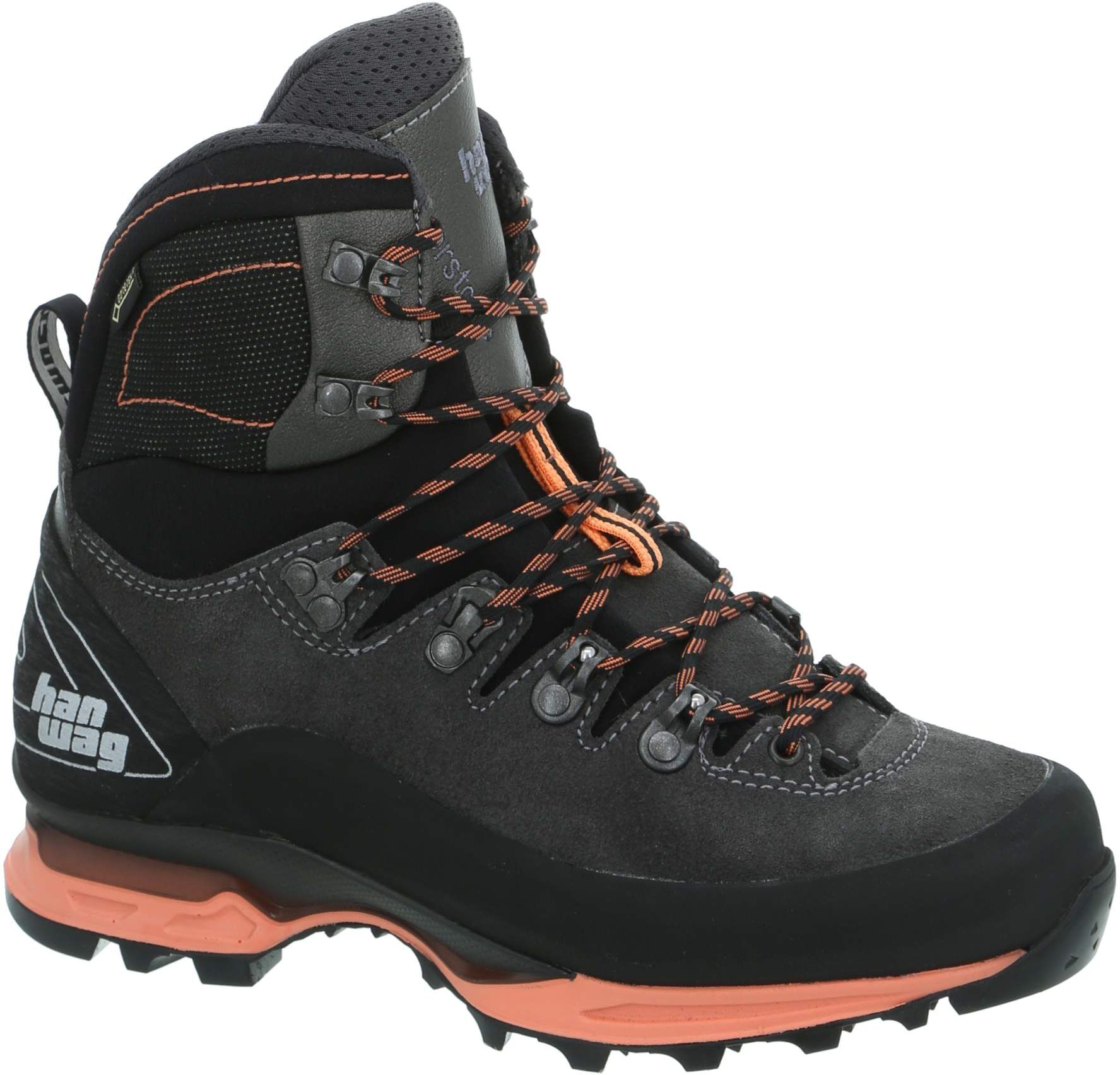 Hanwag Alverstone II Lady GTX fjellsko dame Asphalt/Orink 64232 37,5 2021