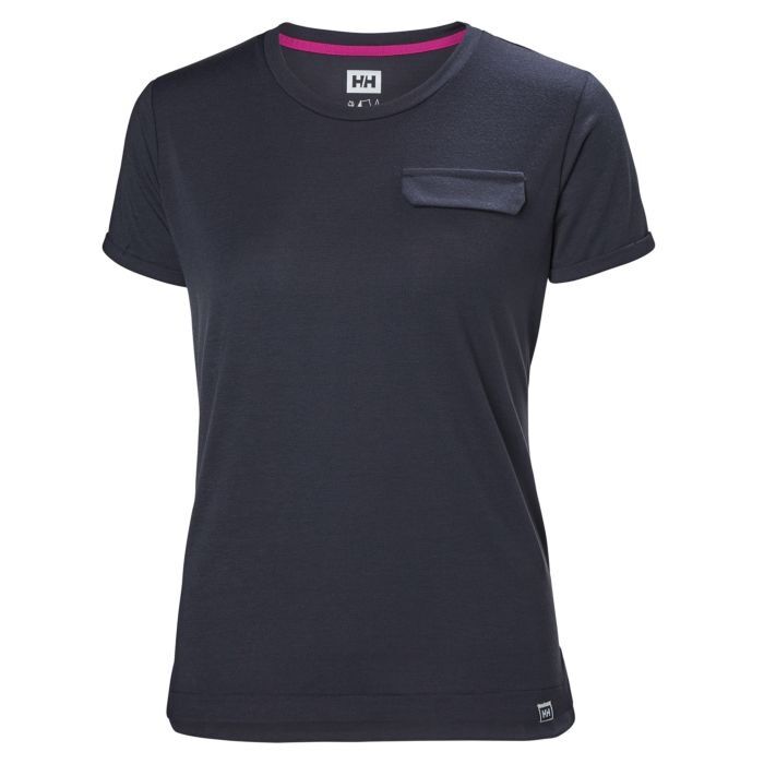Helly Hansen Lomma T-Shirt, t-skjorte dame Graphite Blue 62878-994 S 2019