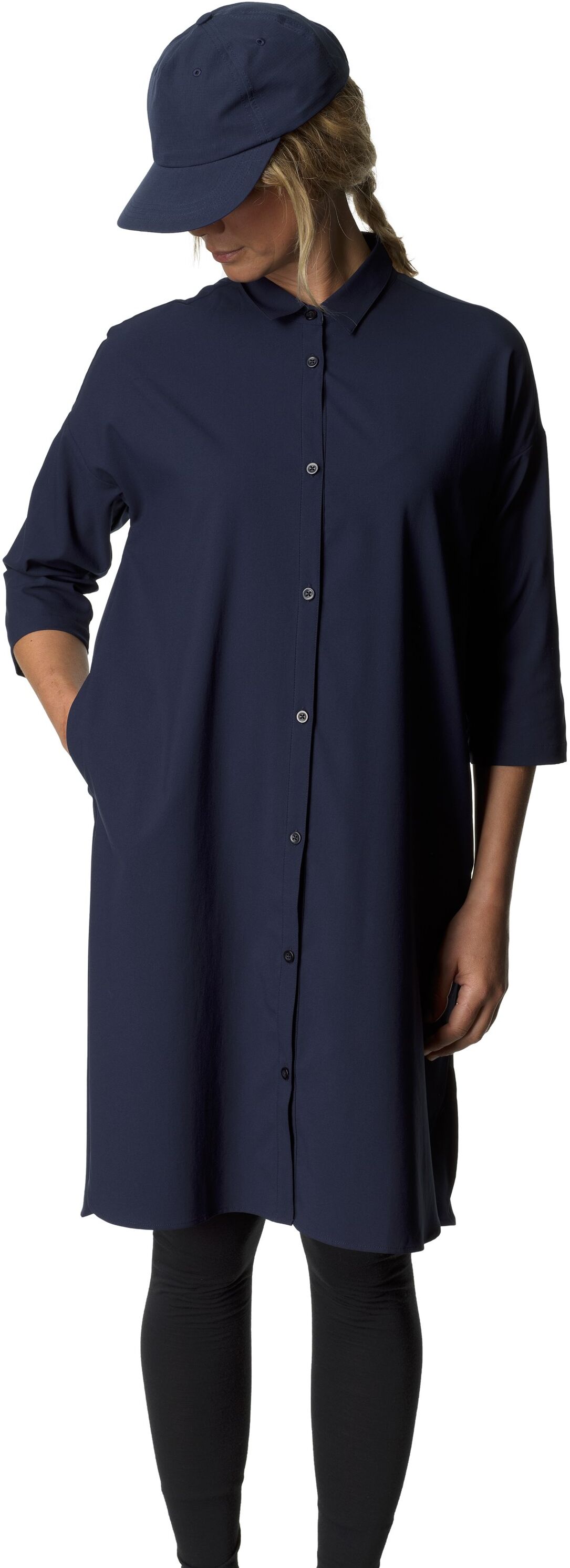 Houdini Route Shirt Dress, skjorte / kjole dame Blue Illusion 169794 S 2020