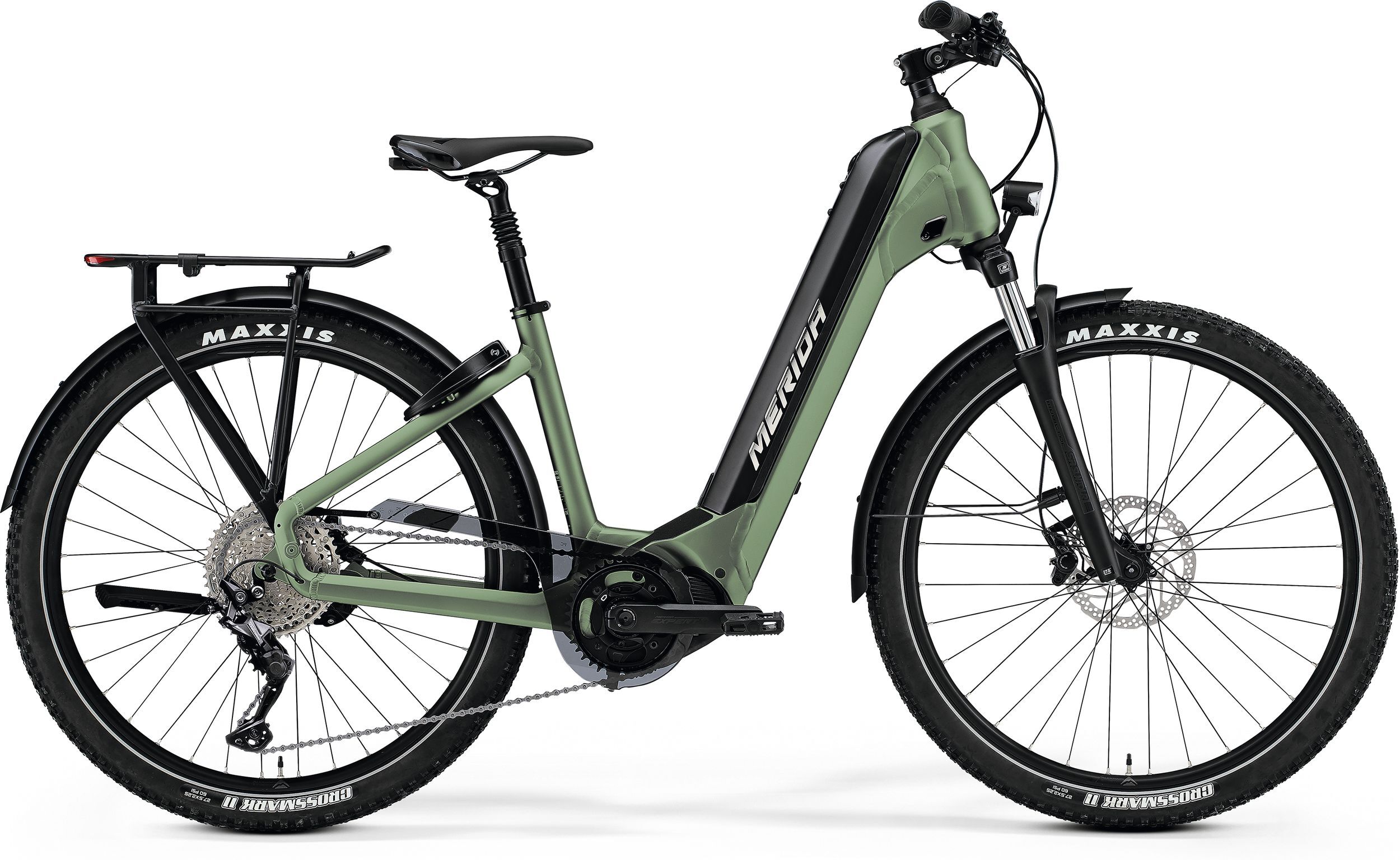 Merida eSpresso CC 400 EQ, elsykkel 2021 Green/Black M/48cm 2021