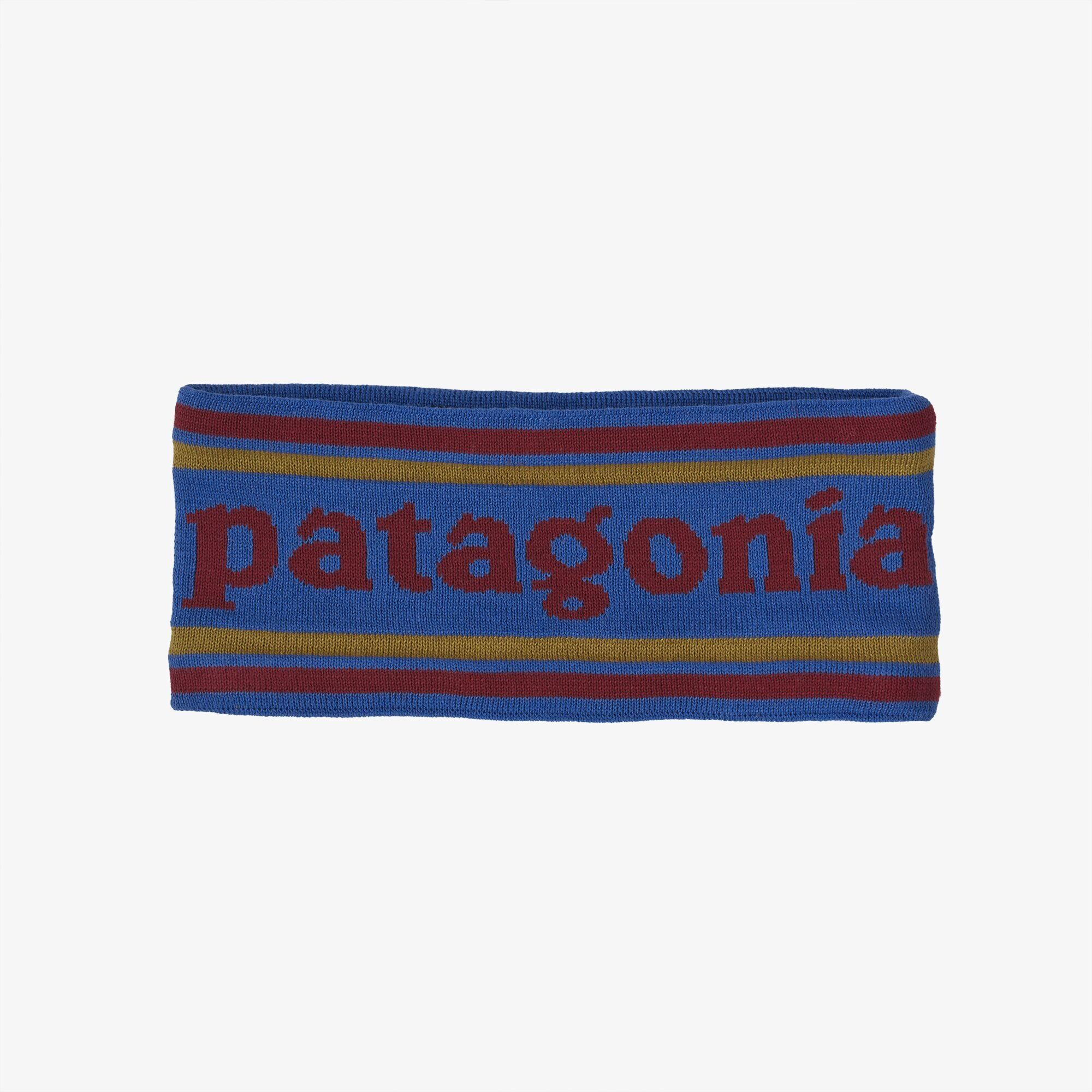 Patagonia Powder Town Headband, pannebånd Park Stripe Band: Float Blue PAFB 28761 2021