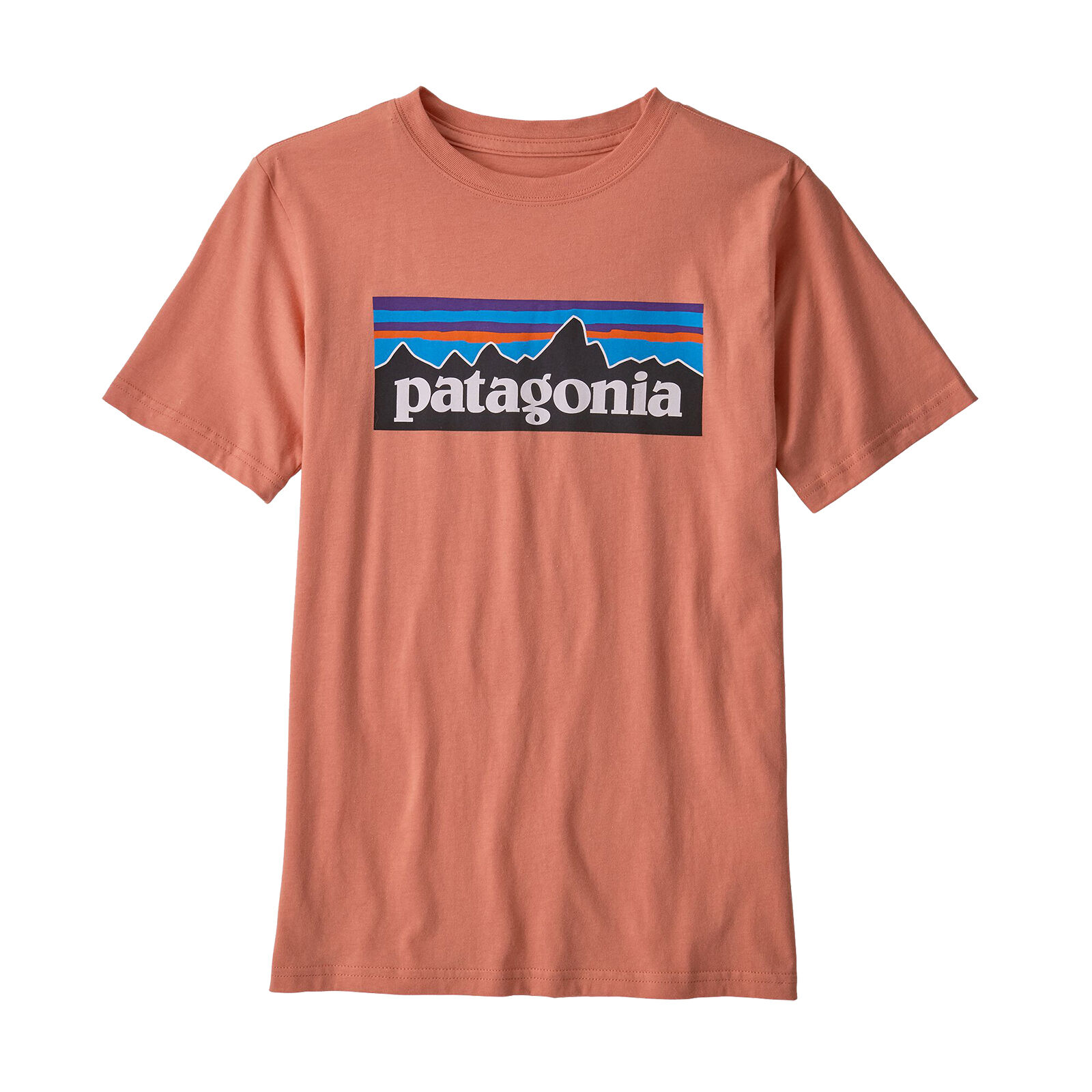 Patagonia P-6 Logo Organic T-Shirt, t-skjorte barn Mellow Melon 62153 MEMN S (7-8 år) 2021