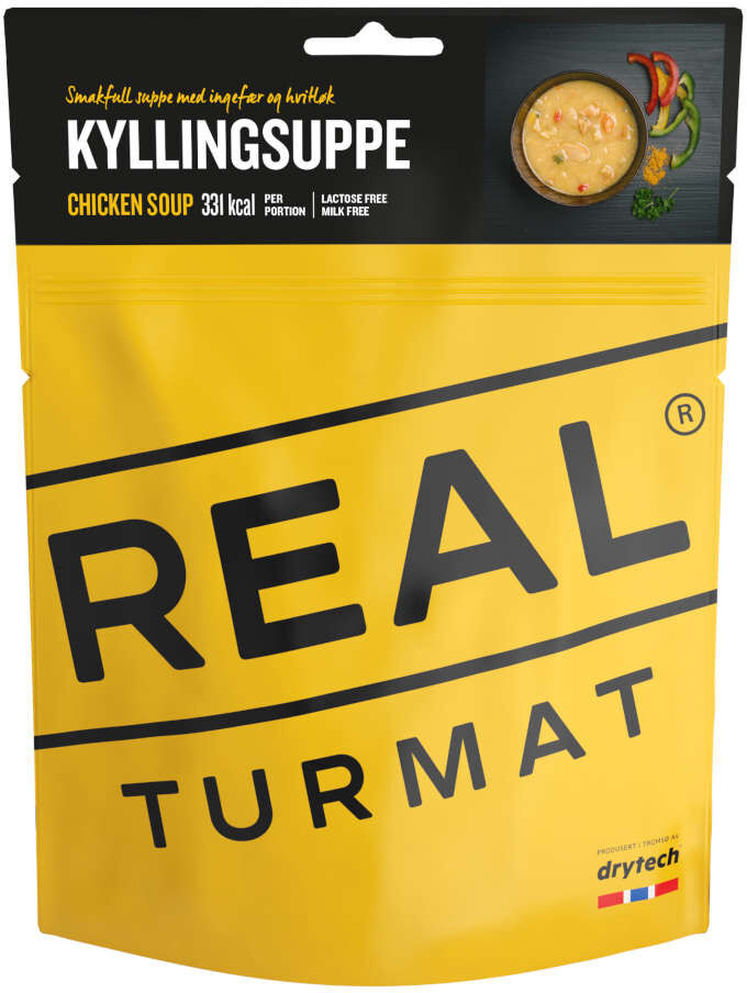 Real Turmat Kyllingsuppe, turmat lunsj 35335 2021