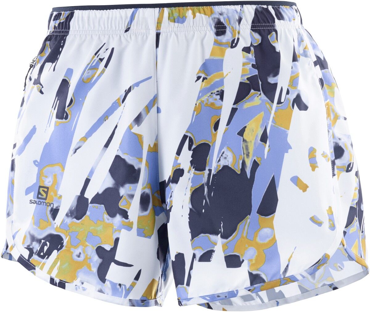 Salomon Agile Short løpeshorts dame White/AO LC1470000 S 2020