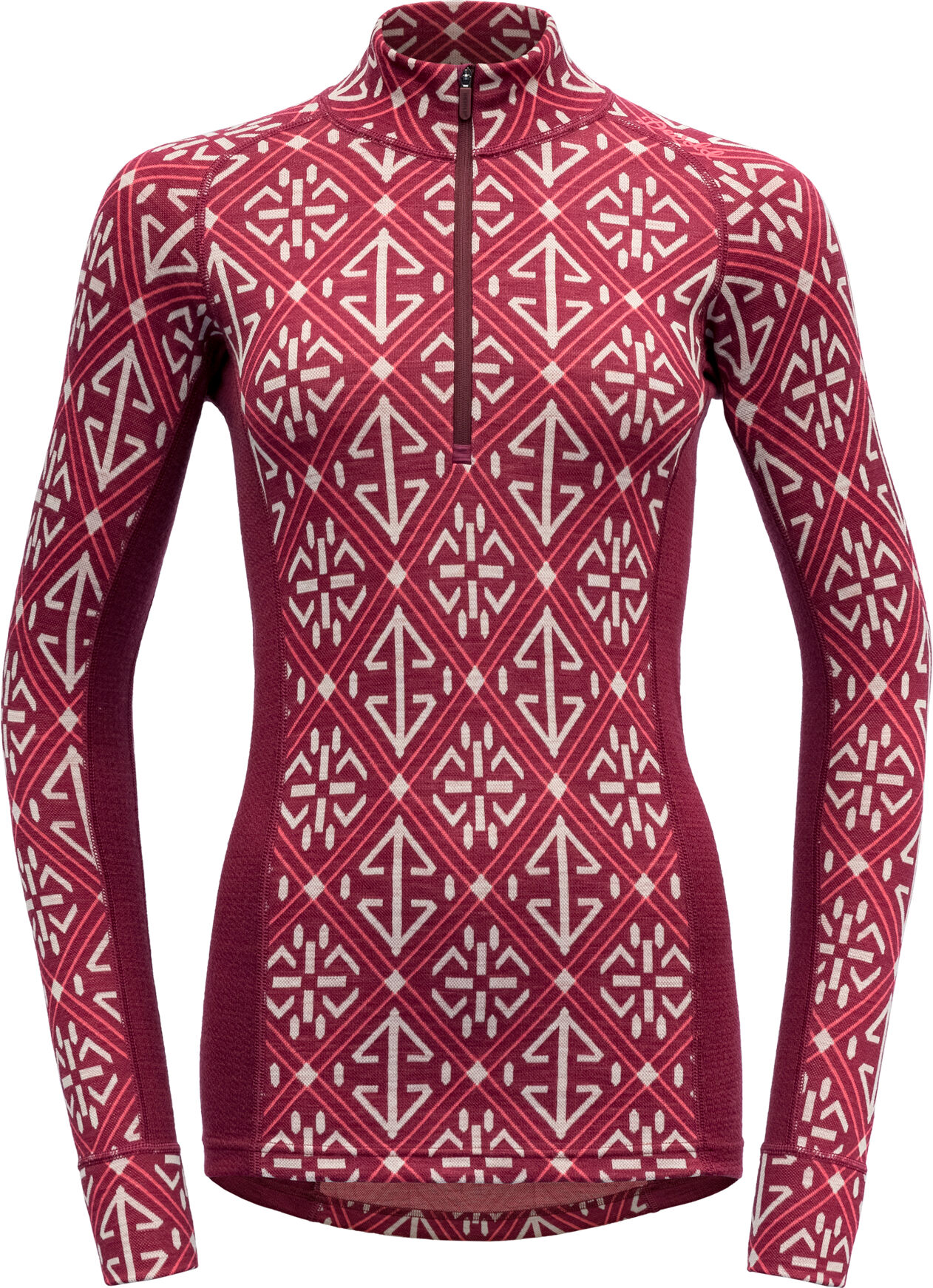 Devold Liadalsnipa Half Zip Nick ulltrøye dame Beetroot GO 305 244 A 740A S 2019