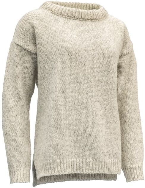 Devold Nansen Womens Split Seam Sweater, ullgenser dame Grey Melange TC 386 735S 770A M 2020