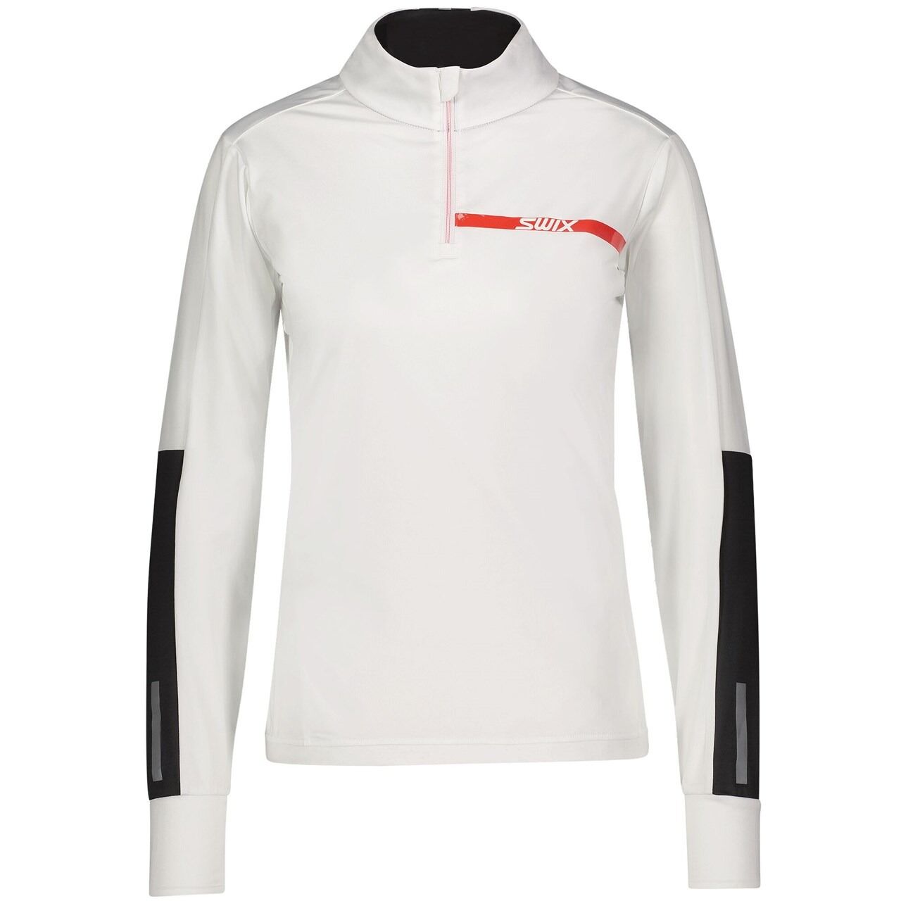 Swix Carbon Wicking NTS 1/2 Zip treningsgenser dame Bright White 16366-00000 L 2021