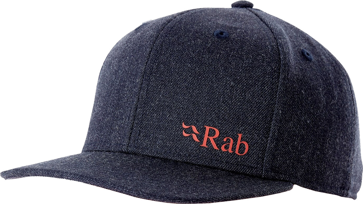 Rab Flatiron Logo Cap, caps Ebony Marl QAB-02-EB 2021