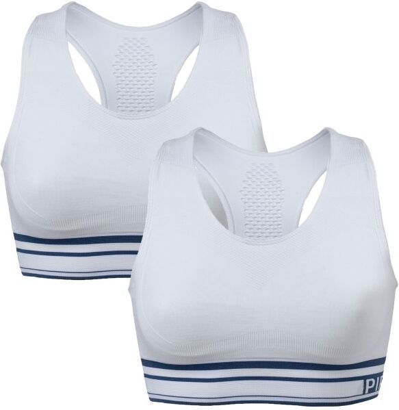 Pierre Robert 2-pakning Medium Support Sports Bra SB - White * Kampanje *