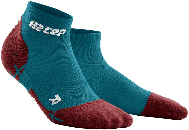 cep Ultralight Low Cut Socks Men Bensin/rød V   EU 45-50 2022 Kompresjonsstrømper