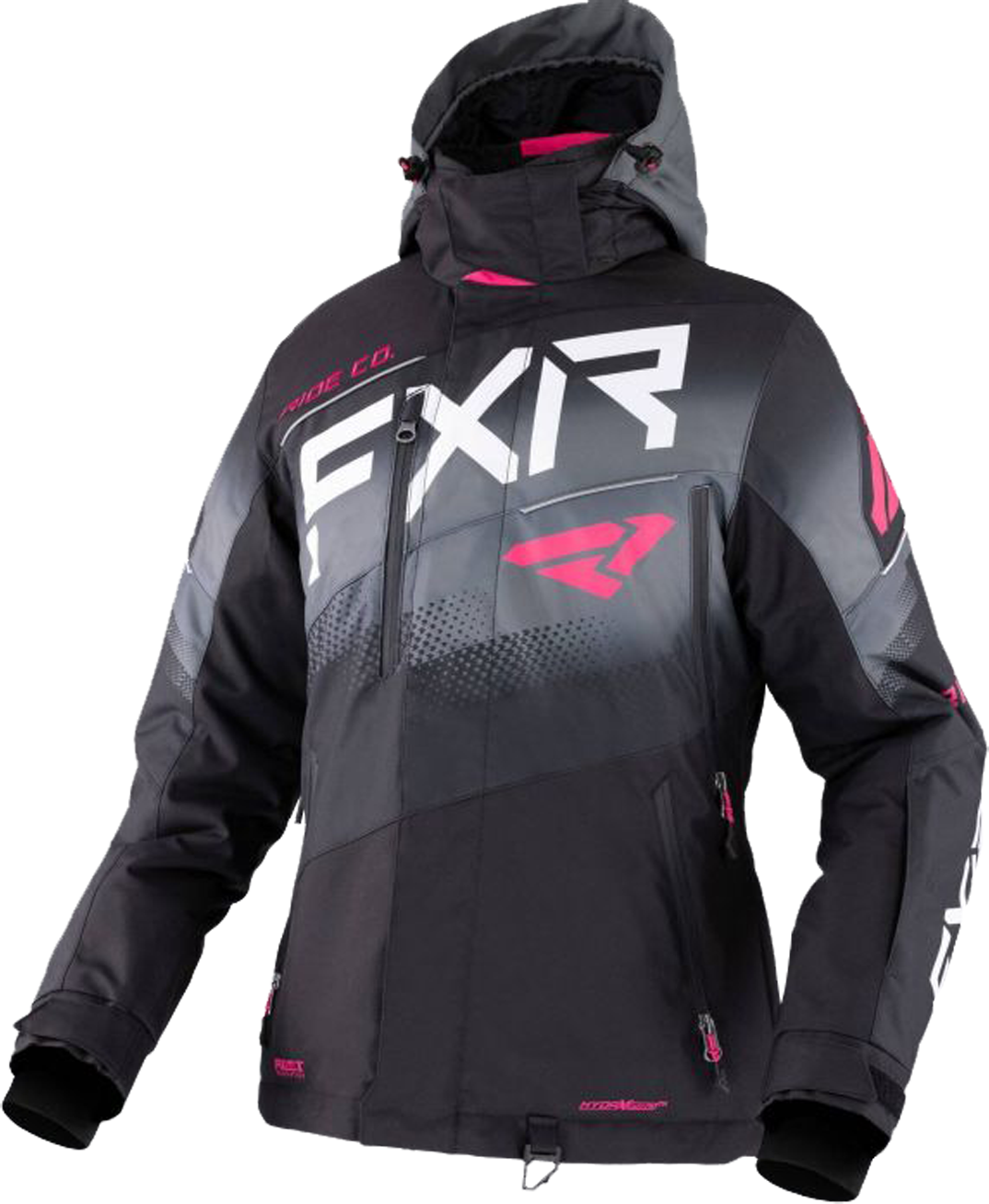 FXR Jakke FXR Boost FX Dame Svart-Char-Fuksia