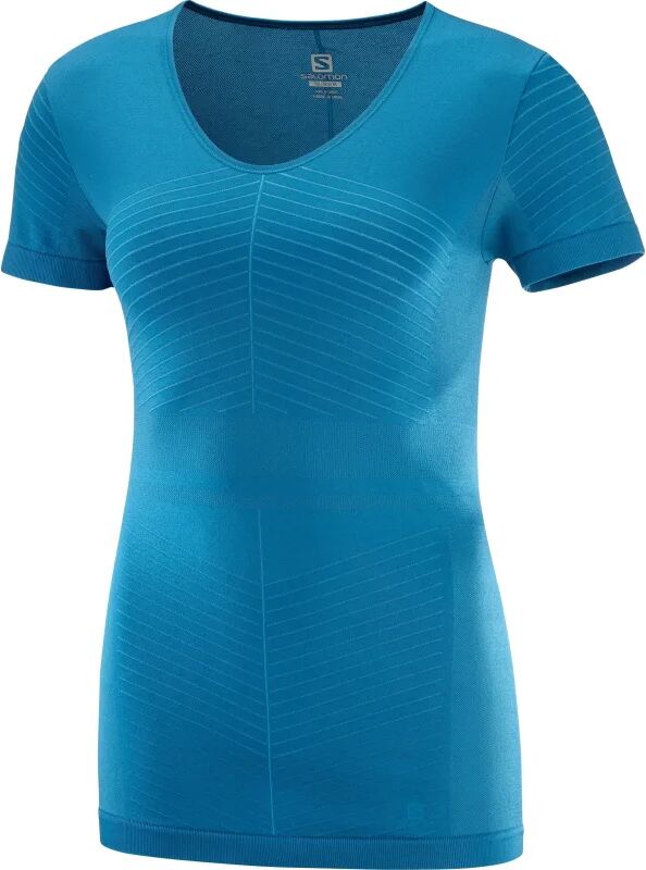 Salomon Women's Elevate Move'on SS Tee Blå