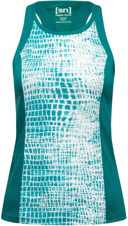 Super.natural Women's Round Neck Top Printed Grønn