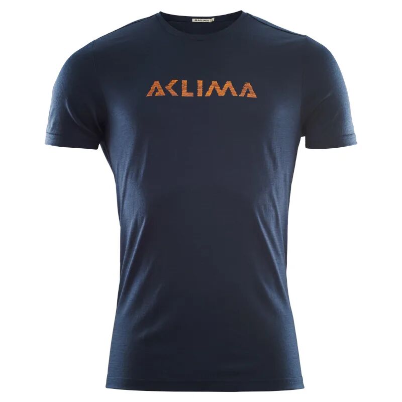 Aclima LightWool T-shirt Logo Man Blå