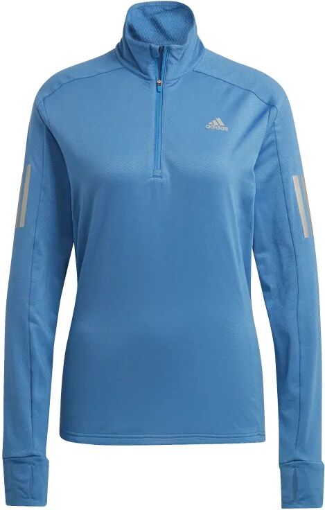 Adidas Women's Own The Run 1/2 Zip Warm Sweatshirt Blå