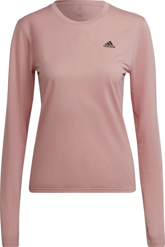 Adidas Women's Run Icons Running LS Tee Rosa