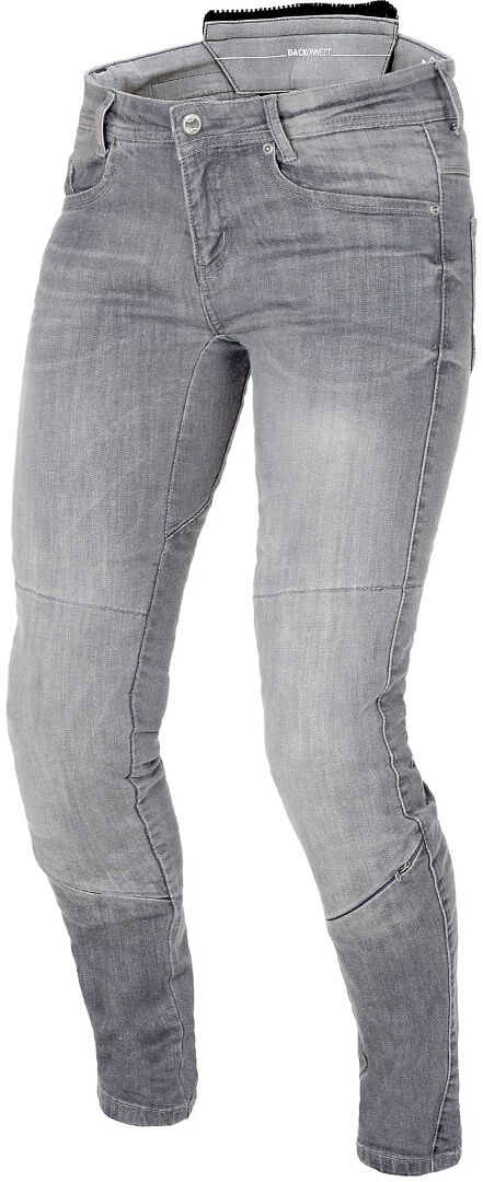 Macna Jenny Ladies Motorcycle Jeans Pants Dame Motorsykkel Jeans Bukser 32 Grå