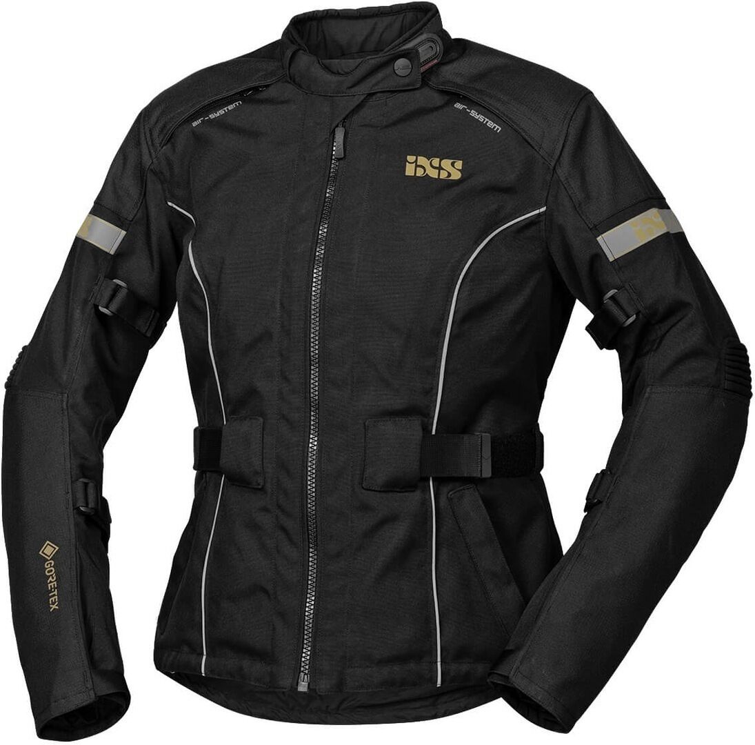 IXS Tour Classic Gore-Tex Ladies Motorcycle Textile Jacket Ladies Motorsykkel tekstil jakke XL Svart